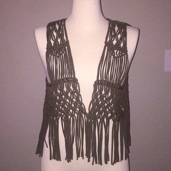 Echo & Rage crochet vest size large - Picture 1 of 3